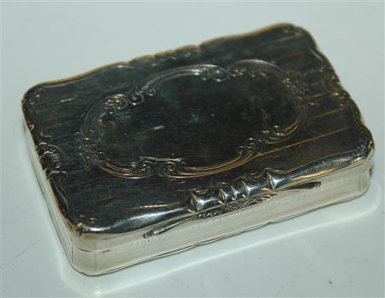 Nathaniel Mills silver snuff box